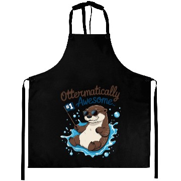 Discover Ottermatically Awesome – Funny Otter Aprons