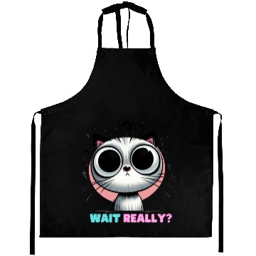 Discover WAIT REALLY? – Curious Cat Edition Aprons