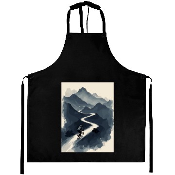 Discover Mountain Adventure Cyclist Journey Through Serene Aprons
