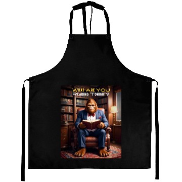 Discover Bigfoot Reading in the Library Sasquatch - What Aprons