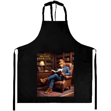 Discover Bigfoot Book Club Sasquatch Reading in the Library Aprons