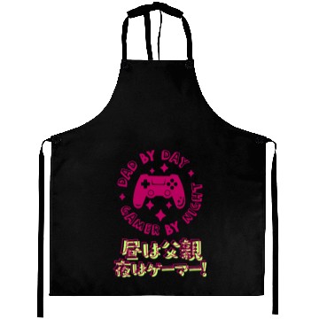 Discover Dad Gamer Controller Magenta Aprons