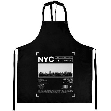 Discover New York City of Dreams, Iconic Skyline Aprons