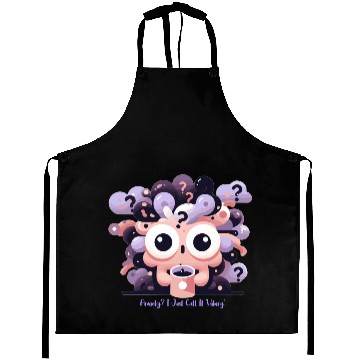 Discover Anxiety? I just call it 'Vibing' Aprons