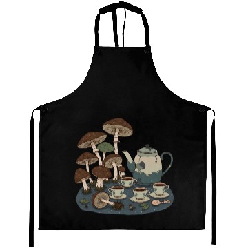 Discover Mushroom Tea Gathering Aprons