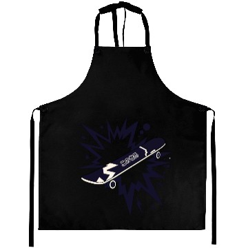 Discover Comic Style Skateboard Aprons
