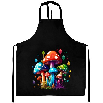 Discover Nature's Psychedelic Mushrooms Aprons