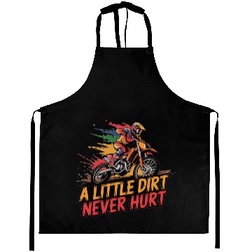 Discover Colorful Motocross Vibes Aprons
