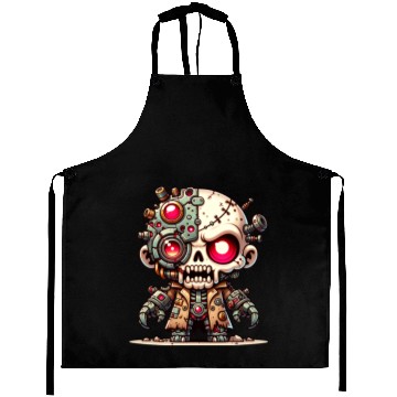 Discover Spiked Bone Monster – Creepy Skeleton Beast Aprons