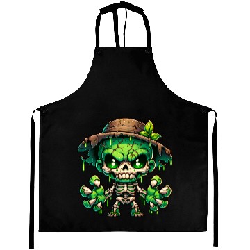 Discover Swamp Skeleton Mutant – Creepy Plant Monster Aprons