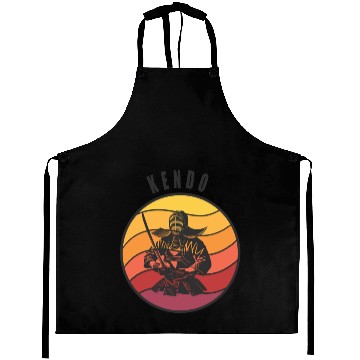 Discover Retro Kendo Samurai Style Aprons