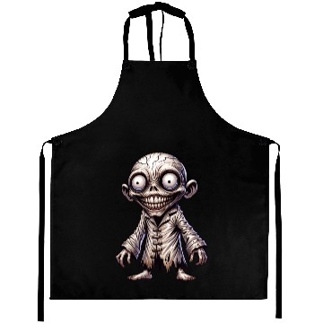 Discover Insane Zombie Boy – Creepy Cute Smiling Freak Aprons