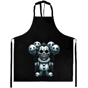 Discover Balloon Horror Clown – Creepy Carnival Nightmare Aprons