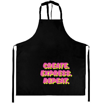 Discover Create. Express. Repeat. Creative Aprons