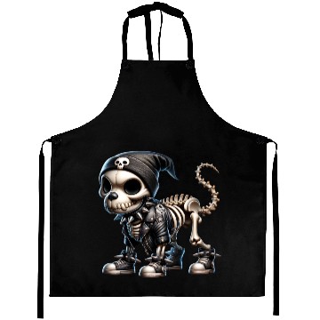 Discover Bone Punk Pup – Undead Street Dog Aprons