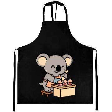 Discover Cute Koala Decorating Cupcakes Aprons