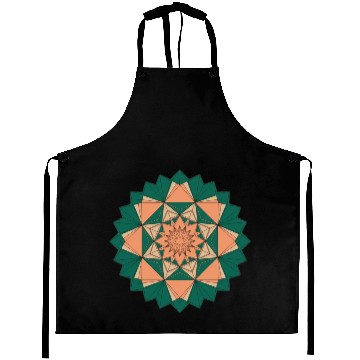 Discover Abstract Starburst Mandala Aprons