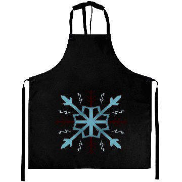 Discover Blue snow flake Aprons