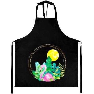 Discover summer vibes with flamingo Aprons