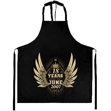Discover Unique angel with wings 18th birthday celebration Aprons