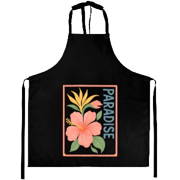 Discover Pink Flower Paradise – Nature Aesthetic Aprons