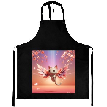 Discover Petal Flight Kitty Aprons