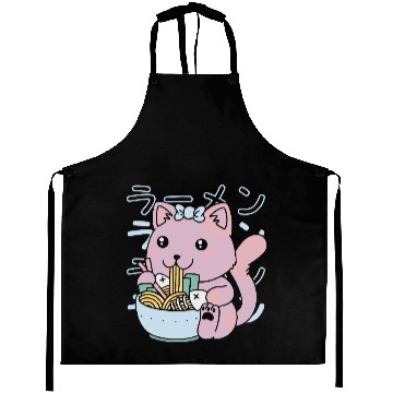 Discover Kawaii Fish Ramen Aprons