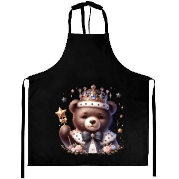 Discover Royal Teddy Bear Magic – Crowned Cutie with Sparkl Aprons