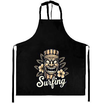 Discover Tiki Surfing Vibes - Hawaii Feeling Pure Aprons