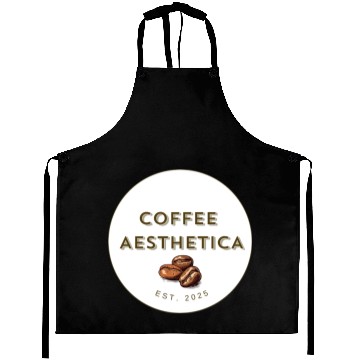Discover Coffee Aesthetica Logo Aprons