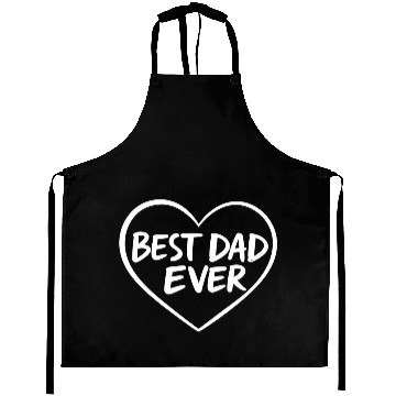 Discover Best Dad Ever Heart Aprons