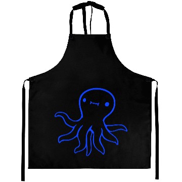 Discover Octopus squid tentacle cephalopod cute sweet comic Aprons
