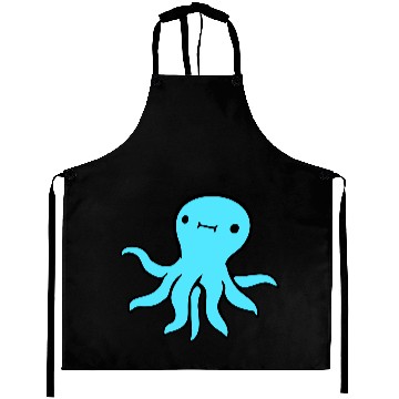 Discover Octopus squid tentacle cephalopod cute sweet comic Aprons