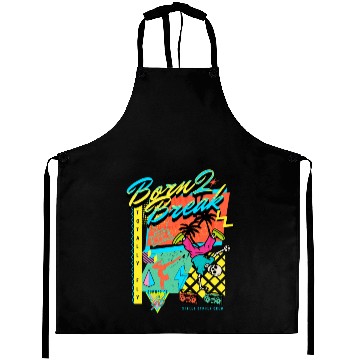 Discover Born 2 Break 90s Nostalgia Design Aprons
