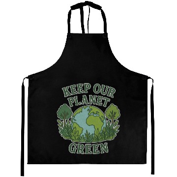 Discover Keep Our Planet Green Aprons