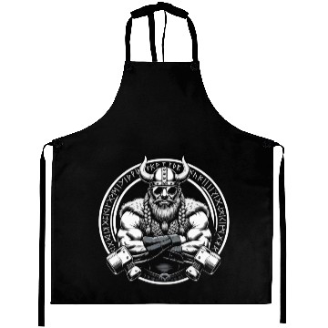 Discover Viking Warrior Man Odin Thor Norman Walhalla Aprons