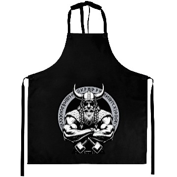 Discover Viking Warrior Man Odin Thor Norman Walhalla Aprons