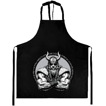 Discover Viking Warrior Man Odin Thor Norman Walhalla Aprons