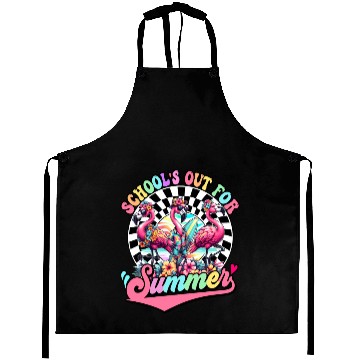 Discover Schools Out For Summer Flamingo Teaches Students Aprons