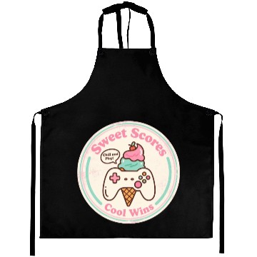 Discover Sweet Scores Cool Wins Gamer Ice Cream Aprons