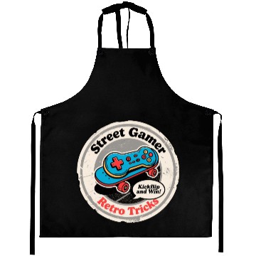 Discover Street Gamer Retro Tricks Skate Controller Aprons
