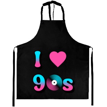 Discover I Love The 90s Retro Nostalgia Aprons