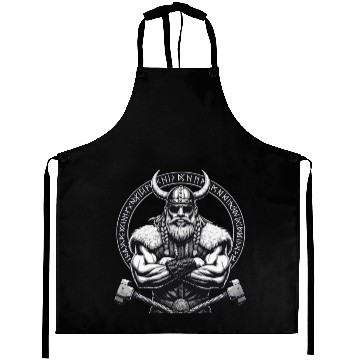 Discover Viking Warrior Man Odin Thor Norman Walhalla Aprons
