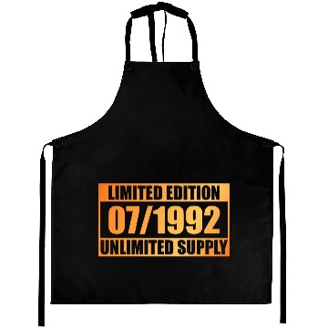 Discover 33rd birthday Limited Edition - ꝏ Supply 07/1992 Aprons