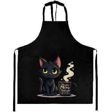 Discover Mystic Mews & Midnight Brews - Black Cat & Magic Aprons