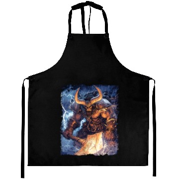 Discover Storm Warrior with Axe and Primal Fury Aprons