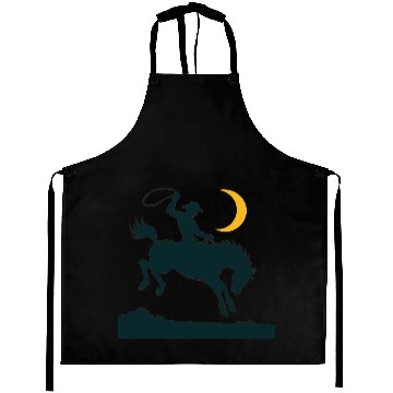 Discover Wild West Night Cowboy Aprons