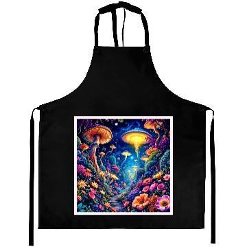 Discover Mystic Bloom Forest Under Stars Aprons