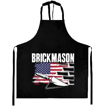 Discover Bricklayer Brickmason American Pride Aprons