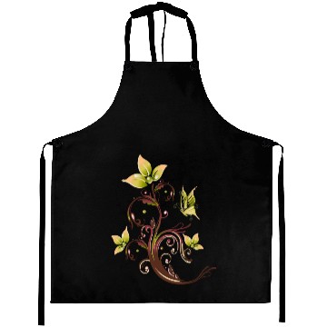 Discover Whimsical Blossom Butterfly Elegant Nature Aprons